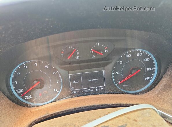 2GNAXHEV8J6192674 2018 CHEVROLET EQUINOX White Widok zestawu wskaźników