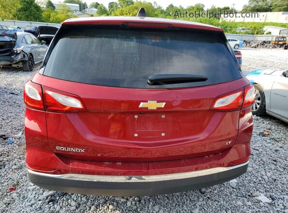 2GNAXJEV1J6207085 2018 CHEVROLET EQUINOX Red უკანა ხედი