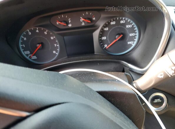2GNAXJEV1J6207085 2018 CHEVROLET EQUINOX Red ხელსაწყოთა პანელის ხედი