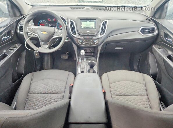 2GNAXJEV1J6329087 2018 CHEVROLET EQUINOX Silver Вид панелі приладів