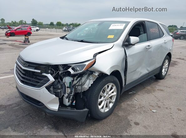 2GNAXJEV4J6118062 2018 CHEVROLET EQUINOX Серебряный Передняя левая четверть