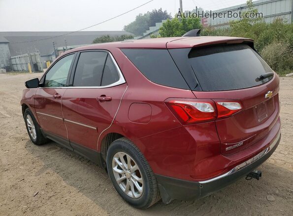2GNAXJEV4J6129076 2018 CHEVROLET EQUINOX Red Задня ліва чверть