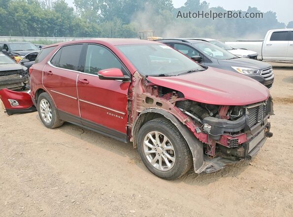 2GNAXJEV4J6129076 2018 CHEVROLET EQUINOX Red Передня права чверть