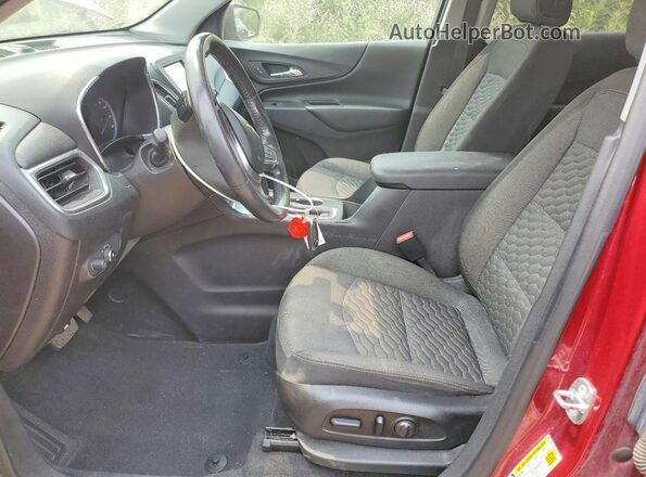 2GNAXJEV4J6129076 2018 CHEVROLET EQUINOX Red Вид салону спереду