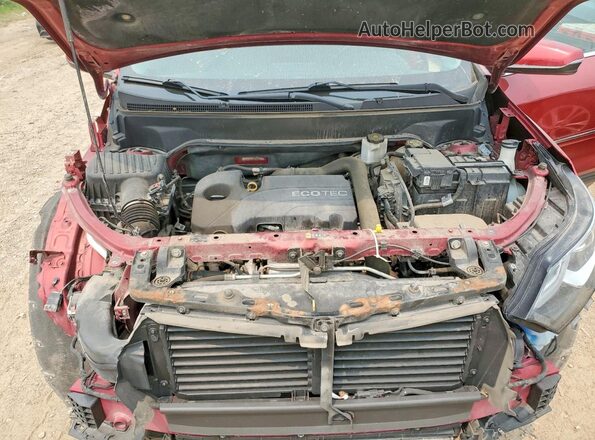 2GNAXJEV4J6129076 2018 CHEVROLET EQUINOX Red Вид підкапотного простору