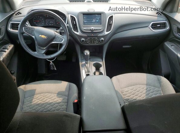 2GNAXJEV4J6129076 2018 CHEVROLET EQUINOX Red Вид панелі приладів