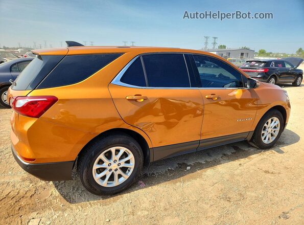 2GNAXJEV6J6313287 2018 CHEVROLET EQUINOX Orange უკანა მარჯვენა
