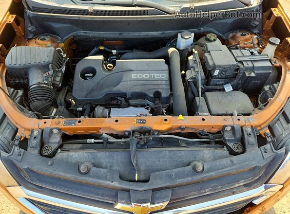 2GNAXJEV6J6313287 2018 CHEVROLET EQUINOX Orange ძრავის განყოფილების ხედი