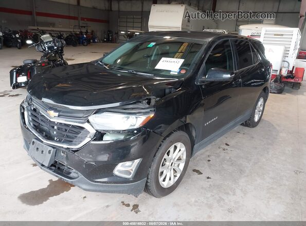 2GNAXJEV7J6158023 2018 CHEVROLET EQUINOX Black Առջևի ձախ երեք քառորդ տեսարան