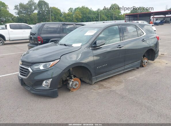 2GNAXJEV7J6237286 2018 CHEVROLET EQUINOX Gray Передня ліва чверть
