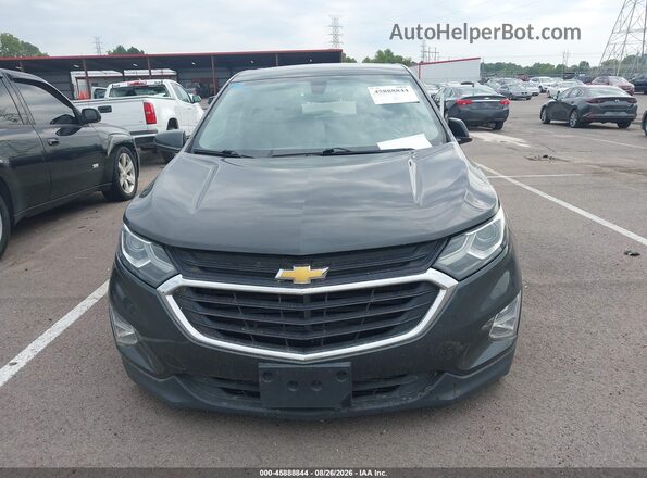 2GNAXJEV7J6237286 2018 CHEVROLET EQUINOX Gray Вид щитка приладів