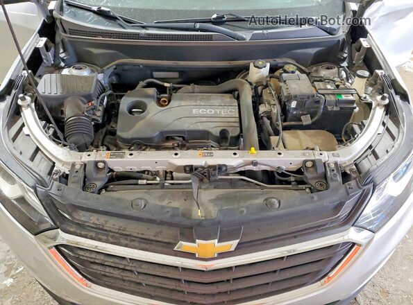 2GNAXJEV7J6249034 2018 CHEVROLET EQUINOX Серебряный Вид подкапотного пространства