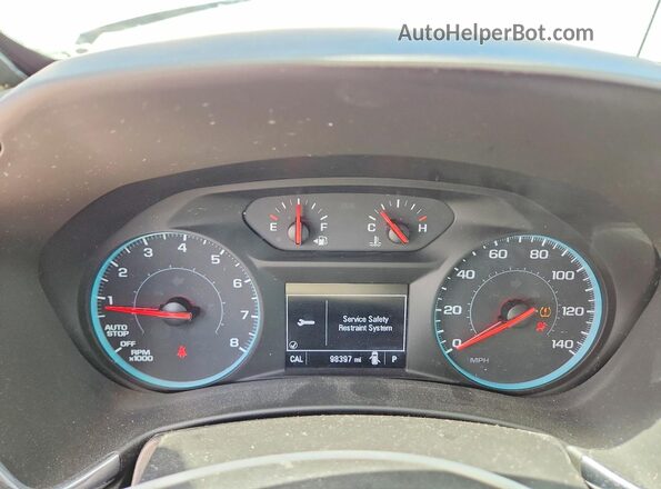 2GNAXJEV7J6284429 2018 CHEVROLET EQUINOX Silver Widok zestawu wskaźników
