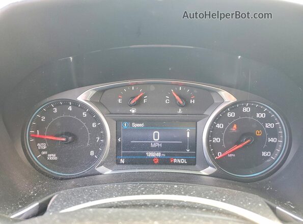 2GNAXJEV7K6219677 2019 CHEVROLET EQUINOX White Instrument cluster view