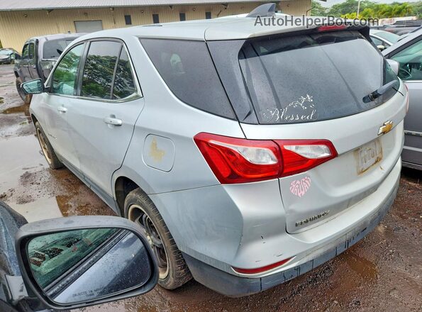 2GNAXJEV8J6246496 2018 CHEVROLET EQUINOX Silver Հետևի ձախ