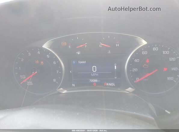 2GNAXJEV8L6172385 2020 CHEVROLET EQUINOX Silver Вид задніх сидінь