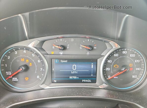 2GNAXJEV8M6133801 2021 CHEVROLET EQUINOX Черный Вид щитка приборов