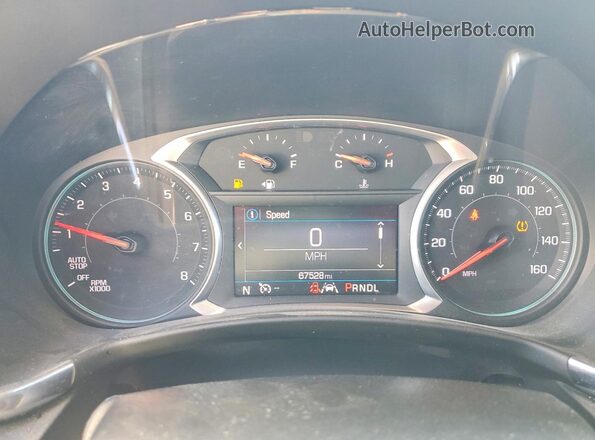 2GNAXJEV8M6134415 2021 CHEVROLET EQUINOX White ხელსაწყოთა პანელის ხედი