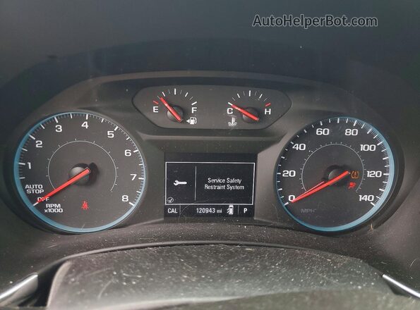2GNAXJEV9J6252937 2018 CHEVROLET EQUINOX Black ხელსაწყოთა პანელის ხედი