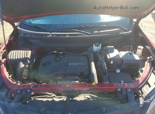 2GNAXJEV9J6283315 2018 CHEVROLET EQUINOX Red Vista del compartimento del motor