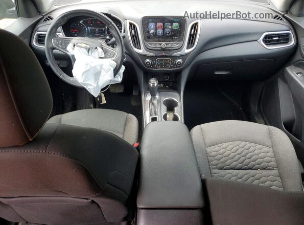 2GNAXJEVXJ6154855 2018 CHEVROLET EQUINOX Black Вид панелі приладів