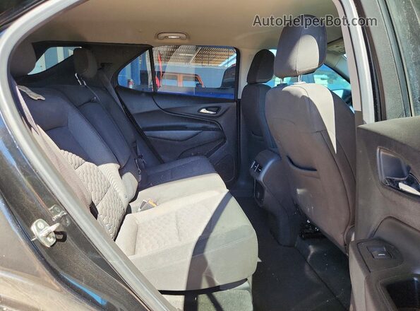 2GNAXJEVXJ6242420 2018 CHEVROLET EQUINOX Black Вид задньої частини салону