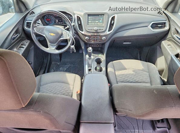 2GNAXJEVXJ6252042 2018 CHEVROLET EQUINOX Black Вид панелі приладів