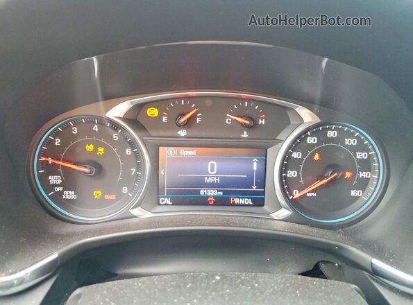 2GNAXKEV0L6264547 2020 CHEVROLET EQUINOX Black Սարքավորումների վահանակի տեսք