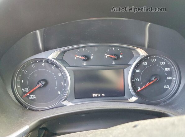 2GNAXKEV0M6132907 2021 CHEVROLET EQUINOX Black Вид щитка приладів