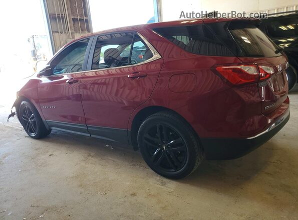 2GNAXKEV1M6136206 2021 CHEVROLET EQUINOX Red უკანა მარცხენა