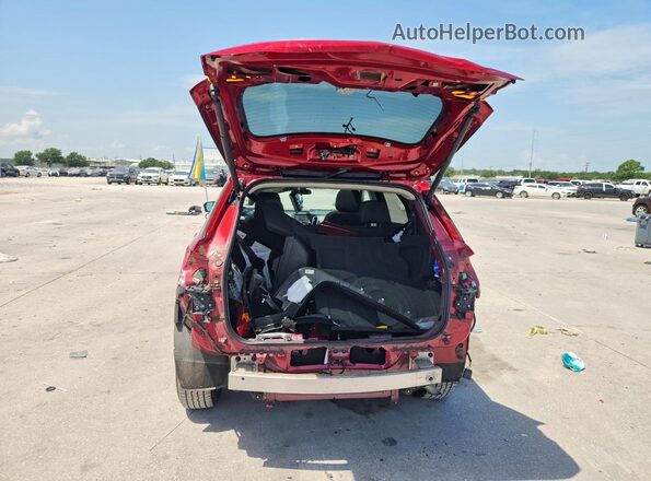2GNAXKEV3M6143383 2021 CHEVROLET EQUINOX Red უკანა ხედი