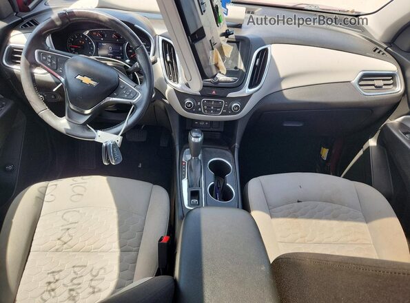 2GNAXKEV3M6143383 2021 CHEVROLET EQUINOX Red წინა პანელის ხედი