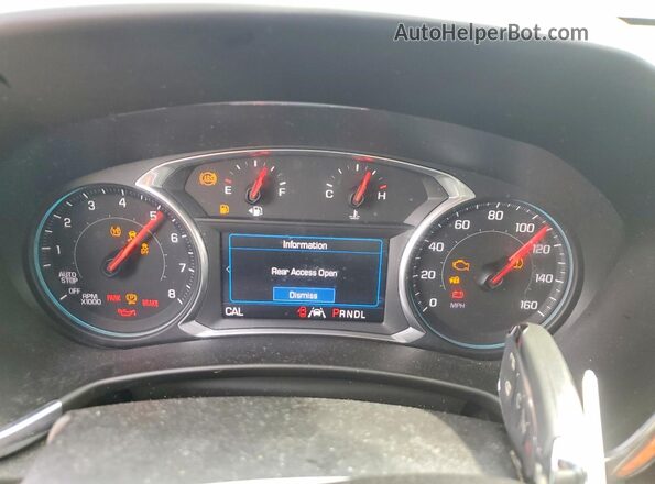 2GNAXKEV6L6235487 2020 CHEVROLET EQUINOX Black Widok zestawu wskaźników