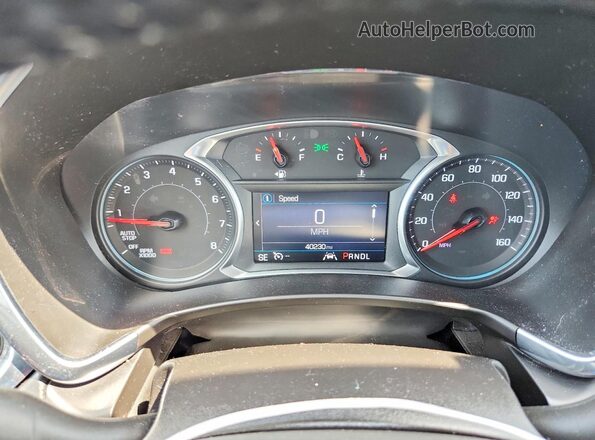 2GNAXKEV6M6127548 2021 CHEVROLET EQUINOX Gray Widok zestawu wskaźników