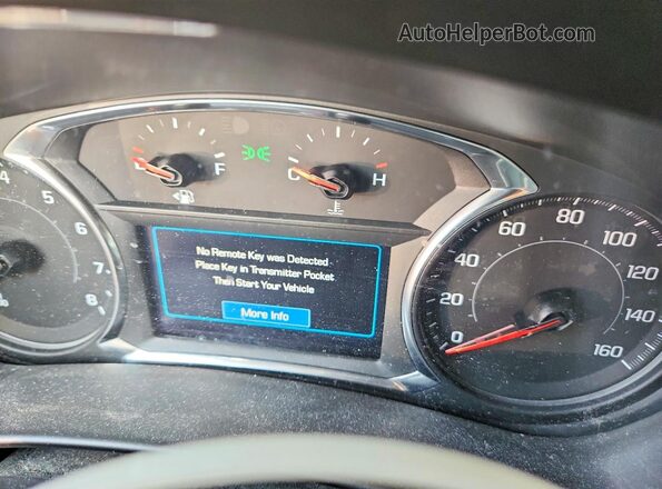 2GNAXKEV7M6156430 2021 CHEVROLET EQUINOX Red Instrument cluster view
