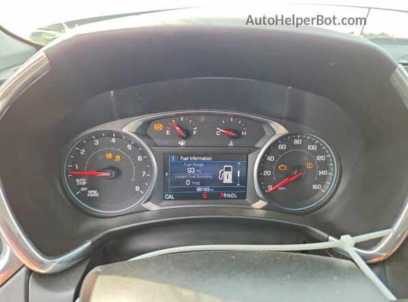 2GNAXKEV8K6265850 2019 CHEVROLET EQUINOX White Սարքավորումների վահանակի տեսք