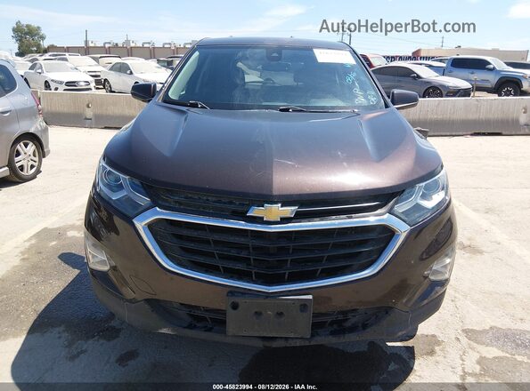 2GNAXKEV8L6152403 2020 CHEVROLET EQUINOX Dark Brown Вид щитка приборов