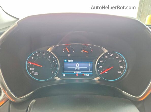 2GNAXKEV9K6278946 2019 CHEVROLET EQUINOX Black Вид щитка приладів