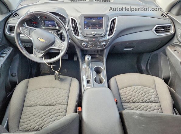 2GNAXKEV9L6284246 2020 CHEVROLET EQUINOX Black წინა პანელის ხედი