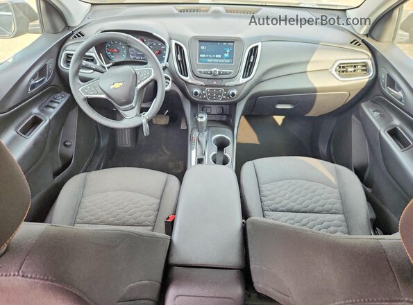 2GNAXKEX0J6207795 2018 CHEVROLET EQUINOX Black Вид панелі приладів