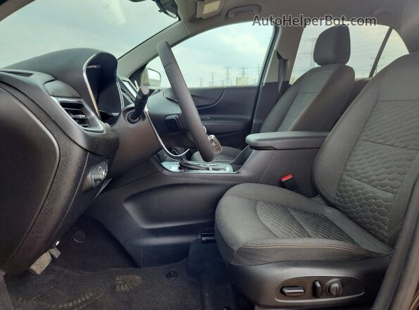 2GNAXKEX0J6207795 2018 CHEVROLET EQUINOX Black Вид салону спереду