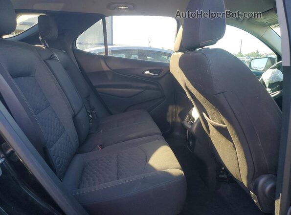 2GNAXKEX0J6237198 2018 CHEVROLET EQUINOX Black Widok wnętrza z tyłu