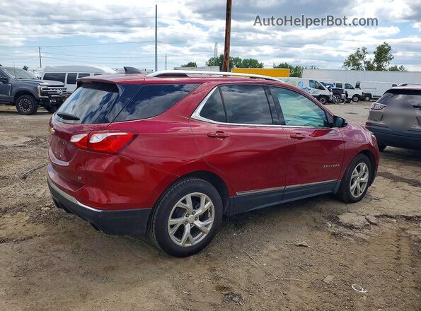 2GNAXKEXXJ6145502 2018 CHEVROLET EQUINOX Red Trasero derecho