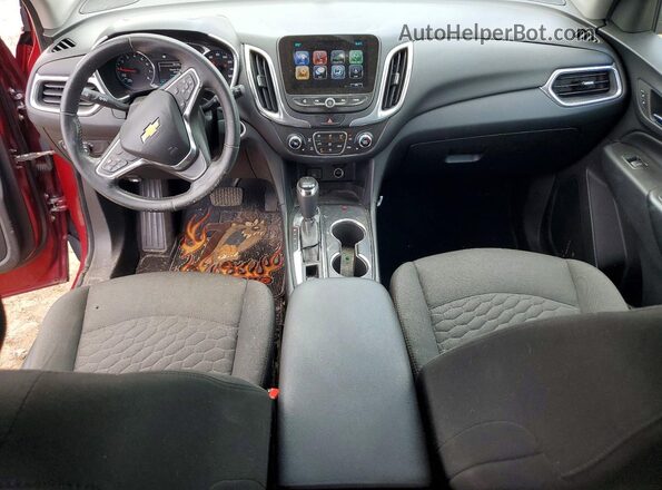 2GNAXKEXXJ6145502 2018 CHEVROLET EQUINOX Red Vista del salpicadero