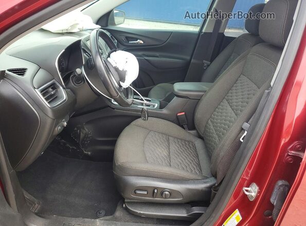 2GNAXLEX0K6295223 2019 CHEVROLET EQUINOX Maroon Вид салону спереду