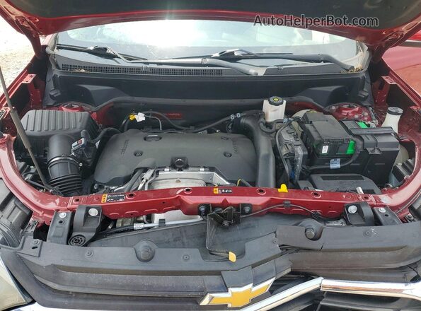 2GNAXLEX0K6295223 2019 CHEVROLET EQUINOX Maroon Вид підкапотного простору