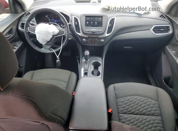 2GNAXLEX0K6295223 2019 CHEVROLET EQUINOX Maroon Вид панелі приладів