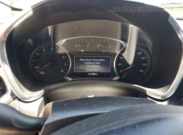 2GNAXLEX1K6211233 2019 CHEVROLET EQUINOX Black Widok zestawu wskaźników