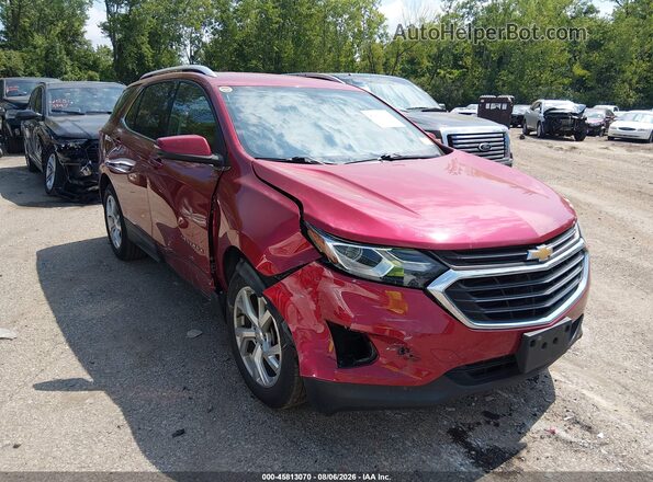 2GNAXLEX3K6106256 2019 CHEVROLET EQUINOX Red Widok z przodu
