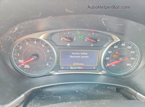 2GNAXLEX5K6152218 2019 CHEVROLET EQUINOX Red Widok zestawu wskaźników